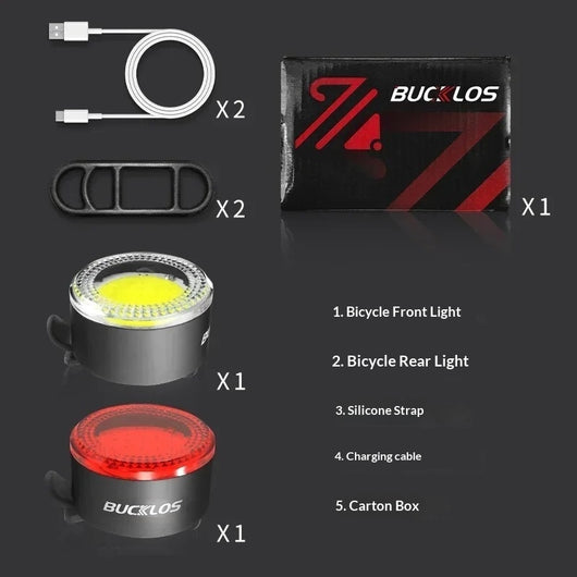 Juego de Luces LED para Bicicleta con Carga USB - Image 15