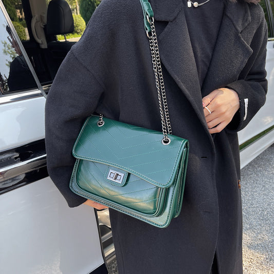 Bolso Mensajero Retro Texturizado Versátil para Mujer - Image 2