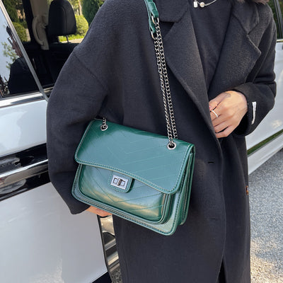 Bolso Mensajero Retro Texturizado Versátil para Mujer - Image 2