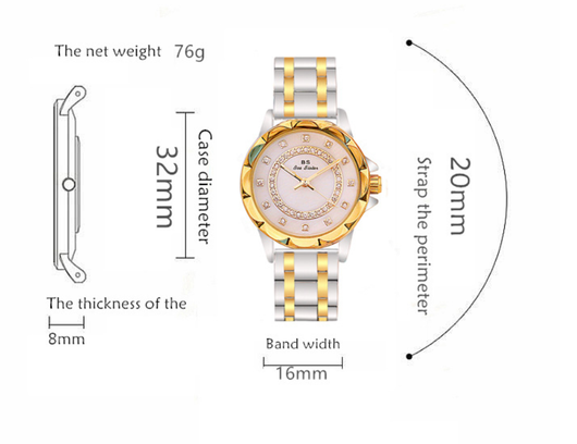 Reloj Diamante para Mujer con Eslabones Elegantes - Image 20
