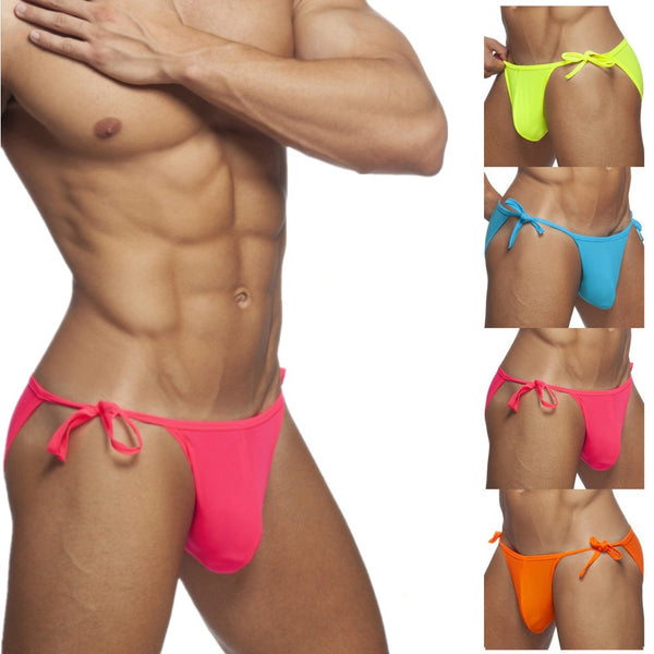 Shorts de Playa Hombre Cintura Baja con Cordón - Traje de Baño Moderno