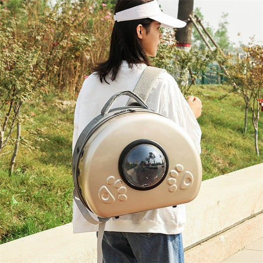 Mochila Transportadora Transparente para Mascotas con Cápsula Espacial - Image 23