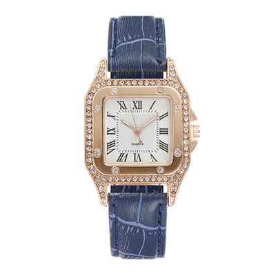 Reloj Cuadrado con Cristales para Mujer - Image 9