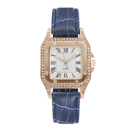 Reloj Cuadrado con Cristales para Mujer - Image 9