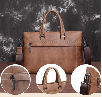 Bolso para Hombre de Cuero Vacuno Premium - Maletín Ejecutivo y Casual - Image 11