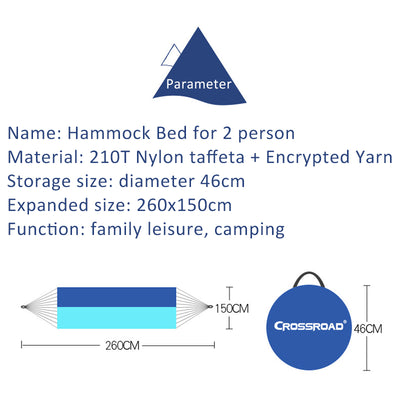 Hamaca Portátil Doble con Mosquitero para Camping y Aventuras - Image 19