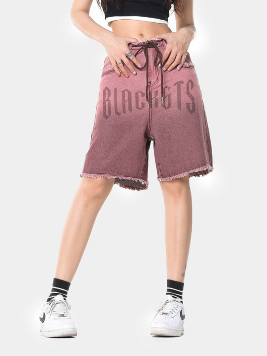 Shorts de Mezclilla Degradado Lavado para Hombre - Perfecto para Verano - Image 8