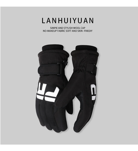 Guantes Térmicos Impermeables Antideslizantes para Esquí Mujer con Pantalla Táctil - Image 8