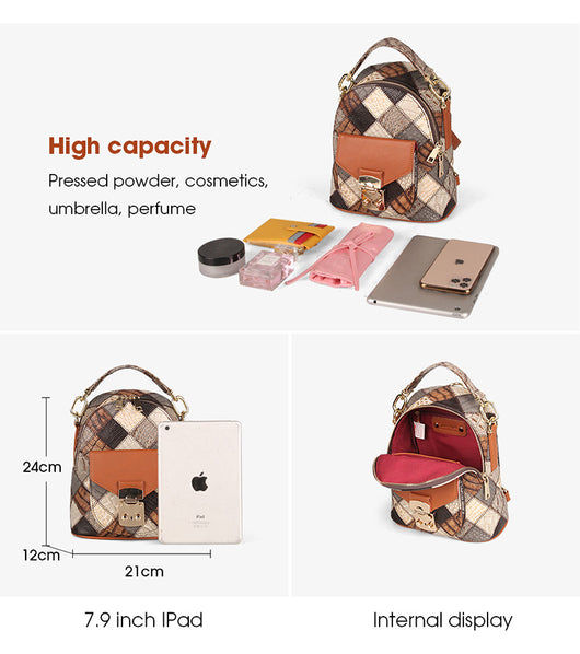 Mochila de Viaje en Cuero para Mujer - Estilo Verano - Image 8