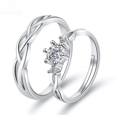 Anillos de Compromiso Moissanita para Parejas - Image 12