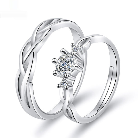 Anillos de Compromiso Moissanita para Parejas - Image 12