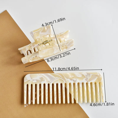 Peine Desenredante de Dientes Anchos con Ácido Acético - Image 23