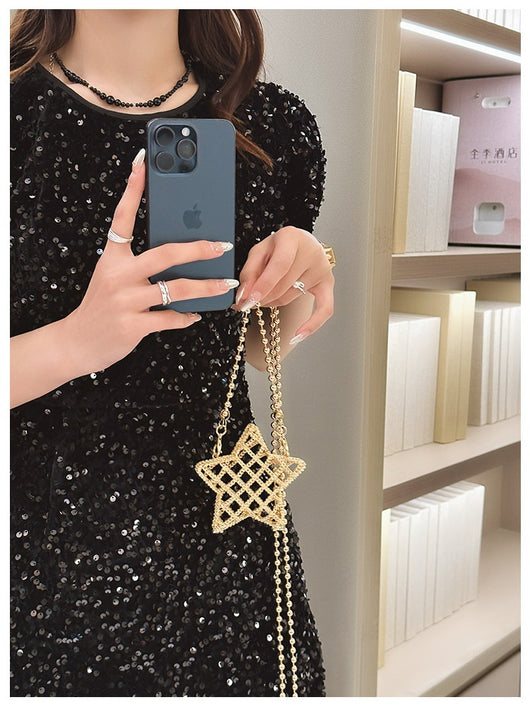 Bolsa Crossbody Estrella de Zinc con Diseño Brillante Minimalista - Image 47