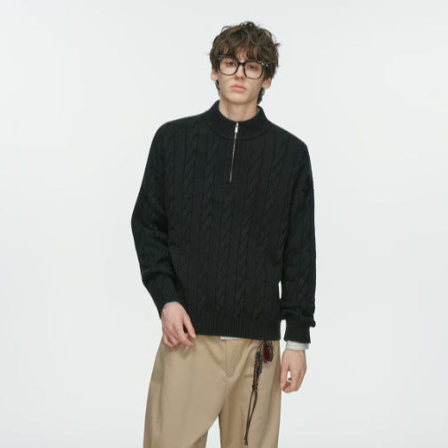 Suéter de Cuello Alto Casual para Hombre - Diseño Moderno y Versátil - Image 2