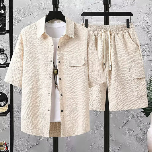 Conjunto de Uniforme Ligero para Trabajo: Blusa y Pantalón Corto - Image 7