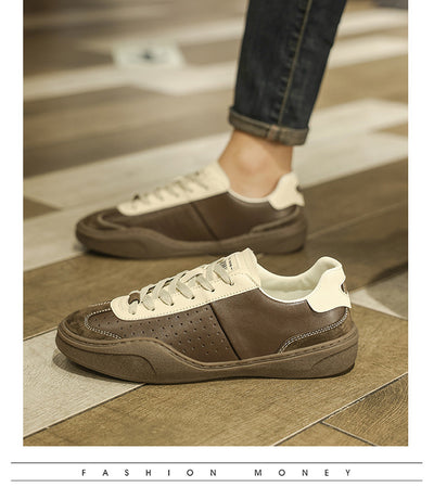 Zapatos Casuales de Cuero Genuino con Plataforma y Detalles en Contraste - Image 20
