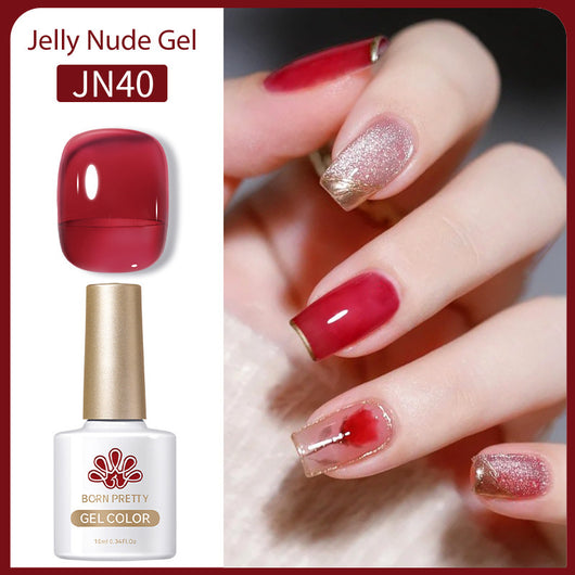 Esmalte de Uñas Gel UV Transparente Efecto Gelatina Fotocurable - Image 45