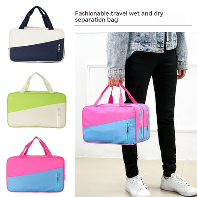 Bolsa de Playa Impermeable con Separación Seco-Mojado para Viajes - Image 2