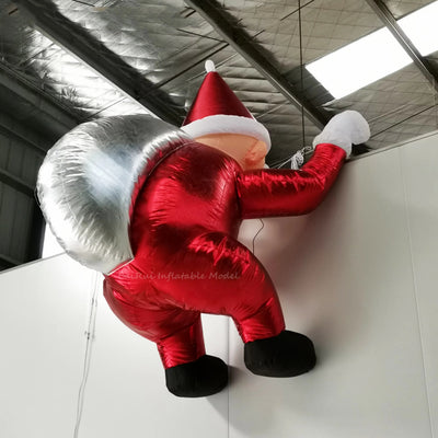 Muro Inflable Navideño Santa Claus - Decoración Gigante para Fiestas