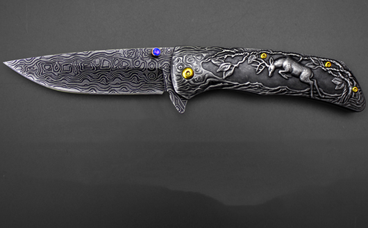 Cuchillo Plegable de Acero de Alta Dureza para Frutas - Image 3