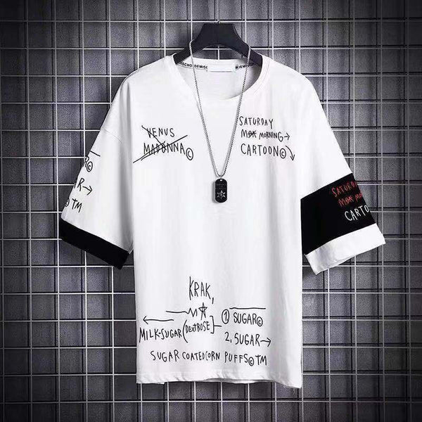 Camisa Holgada Estilo Japonés Manga 3/4 para Primavera y Verano