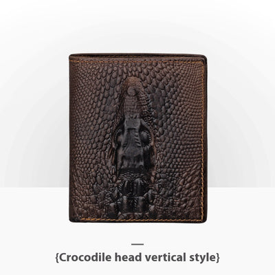 Cartera de Cuero Artesanal Grabada Retro para Hombre - Image 19