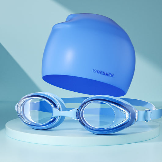 Gafas de Natación HD Anti-Empaño con Gorro - Marco Grande Impermeable - Image 17