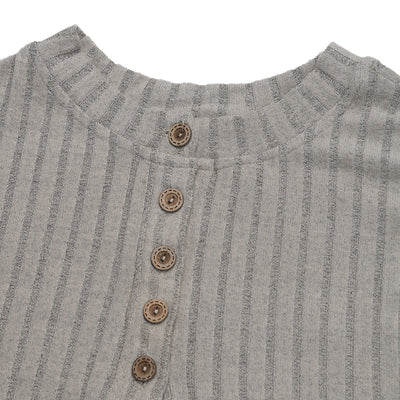 Camiseta Casual Cuello Redondo con Rayas Texturizadas - Básico Versátil para Todos - Image 13