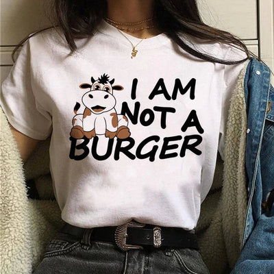 Playera Unisex con Estampado Cute de Cerdito Vegetariano - Image 18