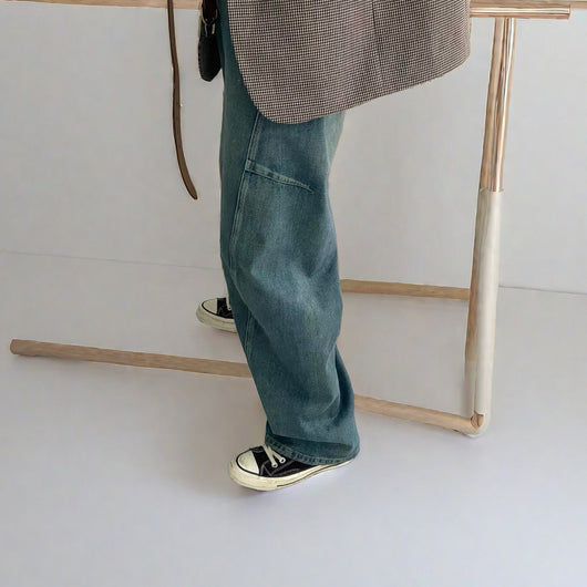 Jeans Banana Curve Deconstruidos con Corte Suelto - Image 12