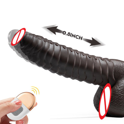Vibrador Telescópico con Calor y Función Swing para Placer Intenso - Image 4