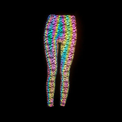 Pantalones Yoga Reflectantes Ajustados para Fitness Mujer - Image 5
