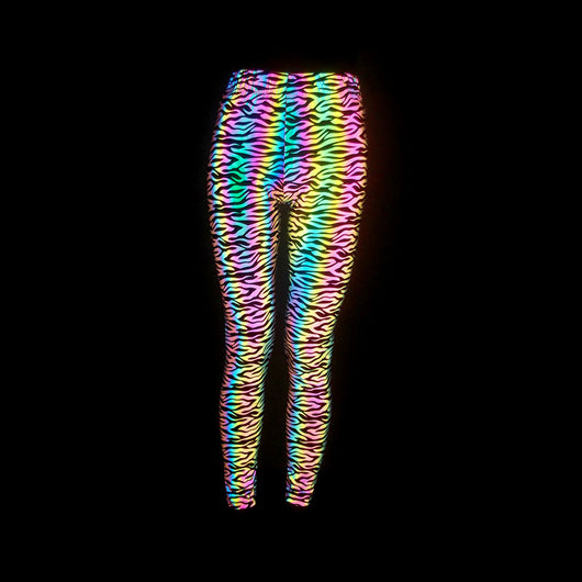 Pantalones Yoga Reflectantes Ajustados para Fitness Mujer - Image 5