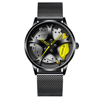 Reloj de Cuarzo Diseño Rueda Hub - Tendencia Coreana - Image 5