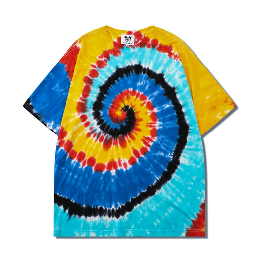 Camiseta Hip Hop Rayas Remolino Manga Corta - Image 11