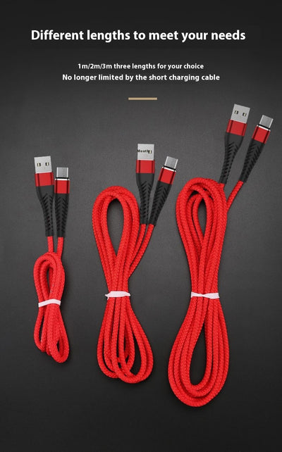 Cable de Carga Rápida y Datos USB-C con Tejido de Nylon Reforzado - Image 10