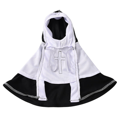Disfraz de Monja Halloween para Mascotas - Capa Negra - Image 16