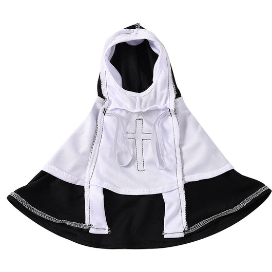 Disfraz de Monja Halloween para Mascotas - Capa Negra - Image 16