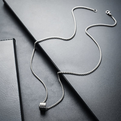 Collar de Acero Titanio para Hombre - Diseño Minimalista Que No Se Desvanece - Image 46