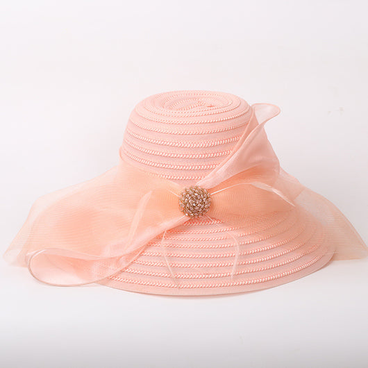 Sombrero Elegante de Ala Ancha para Mujer - Protección Solar Cómoda - Image 5
