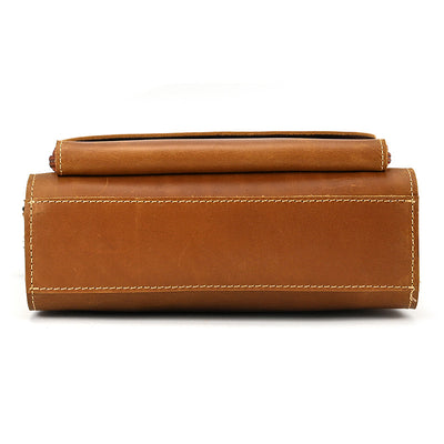 Bolso Bandolera de Cuero Genuino para Hombre - Image 5