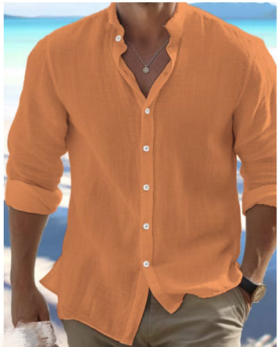 Camisa de Lino para Hombre - Diseño Fresco para Playa y Verano - Image 10