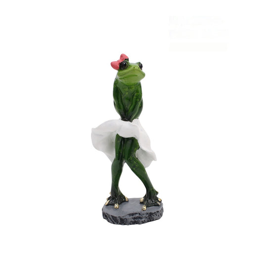 Figura Decorativa de Rana en Resina para Sala y Estudio - Image 9