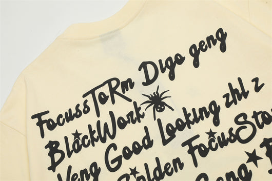 Camiseta Estampado Araña de Manga Corta para Hombre - Image 8