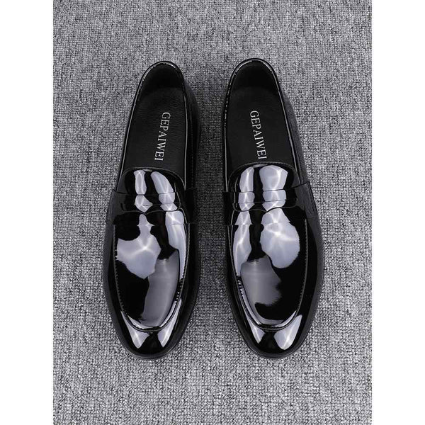 Zapatos de Cuero Slip-on Elegantes Transpirables para Negocios