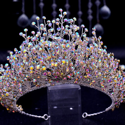 Corona Nupcial Tiara Boda Hecha a Mano - Image 2