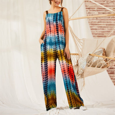 Overol Suelto para Mujer con Degradado de Colores - Image 2