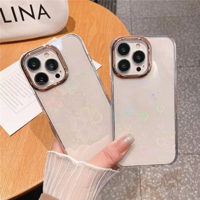 Funda Protectora para Celular con Diseño Láser Amor Multicolor - Image 3