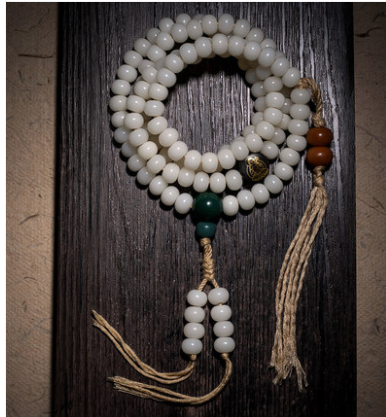 Pulsera Rosario de Jade Blanco para Hombre y Mujer - Image 6