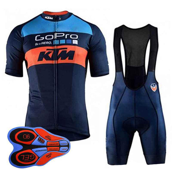 Conjunto de Ciclismo con Pantalón Tipo Peto, Transpirable y Absorbente de Sudor
